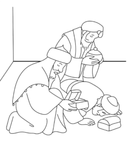 Three Wise Men Nativity Scene Coloring Pictures Three Wise Men Nativity Scene Coloring Pictures