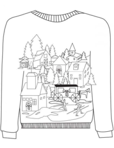 Ugly Christmas Sweater Coloring Sheets To Print Ugly Christmas Sweater Coloring Sheets To Print
