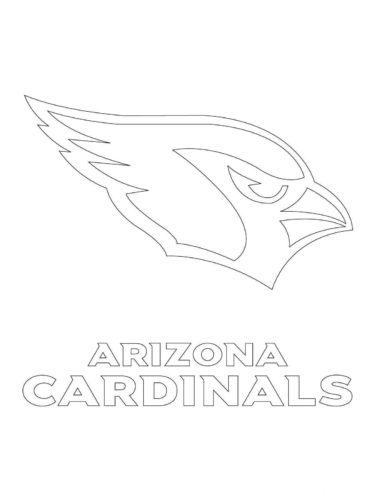 Arizona Cardinals Coloring Page