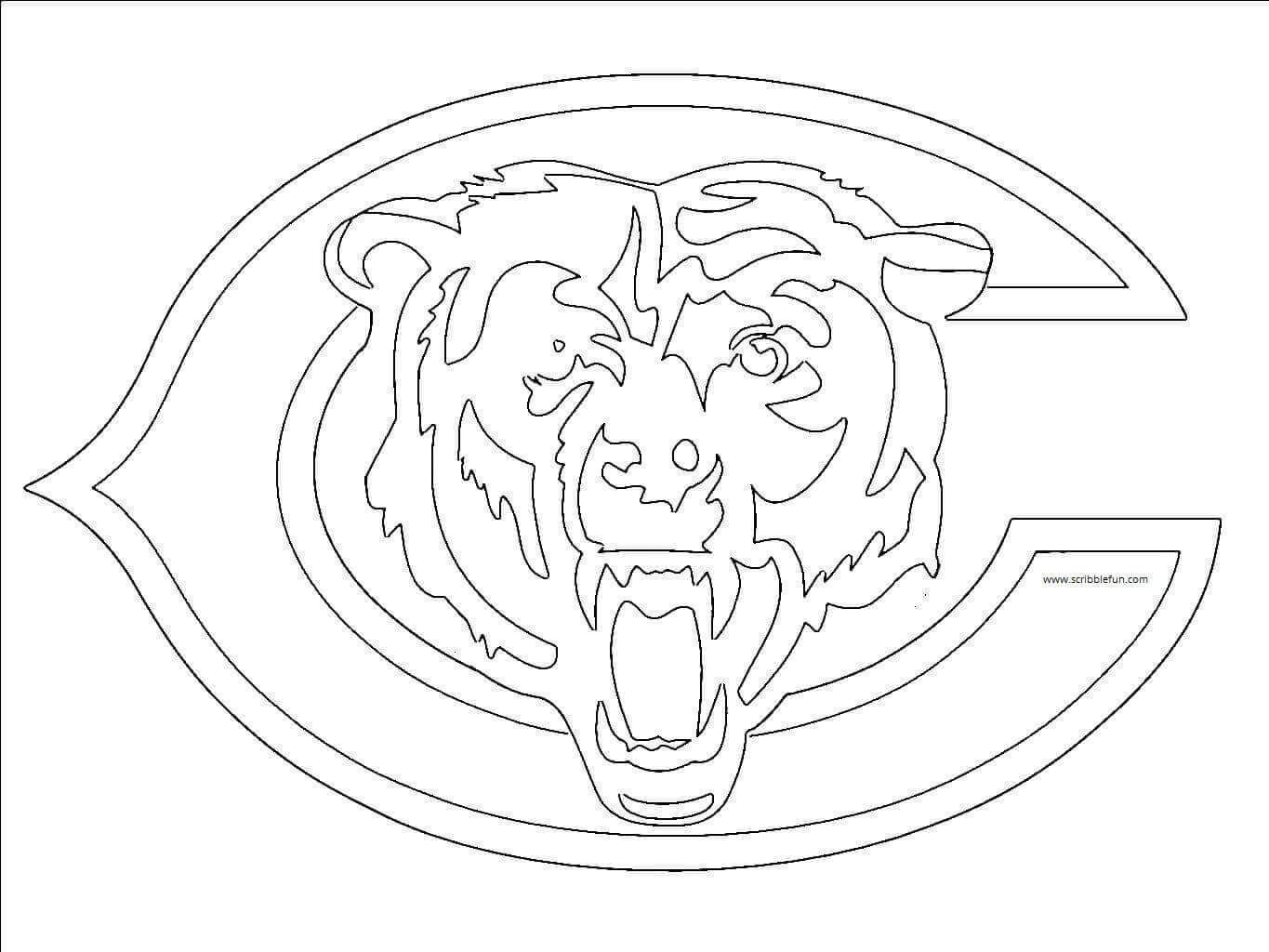 Chicago Bears Coloring Page