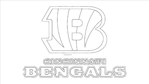 Cincinnati Bengals Coloring Page