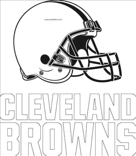 Cleveland Browns NFL Coloring Sheet