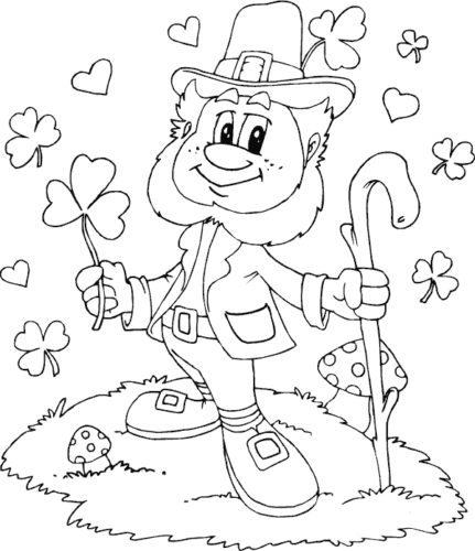 Coloring Pages Of Leprechaun