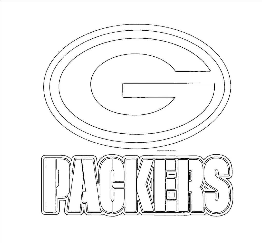 Green Bay Packers Logo Coloring Page