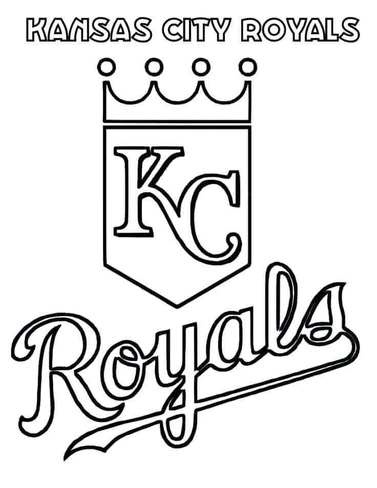 Kansas City Royals Coloring Picture