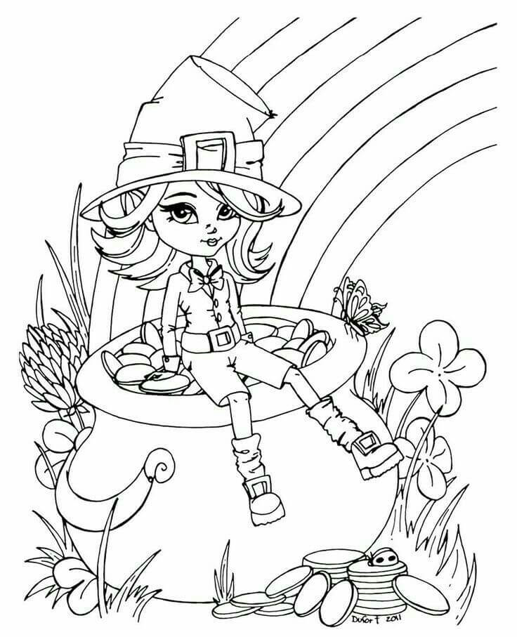 25 Free  Leprechaun  Coloring  Pages  Printable 