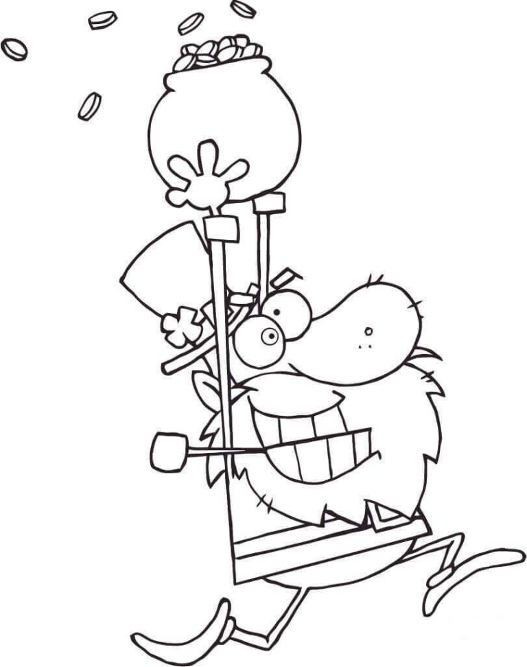 25 Free Leprechaun Coloring Pages Printable