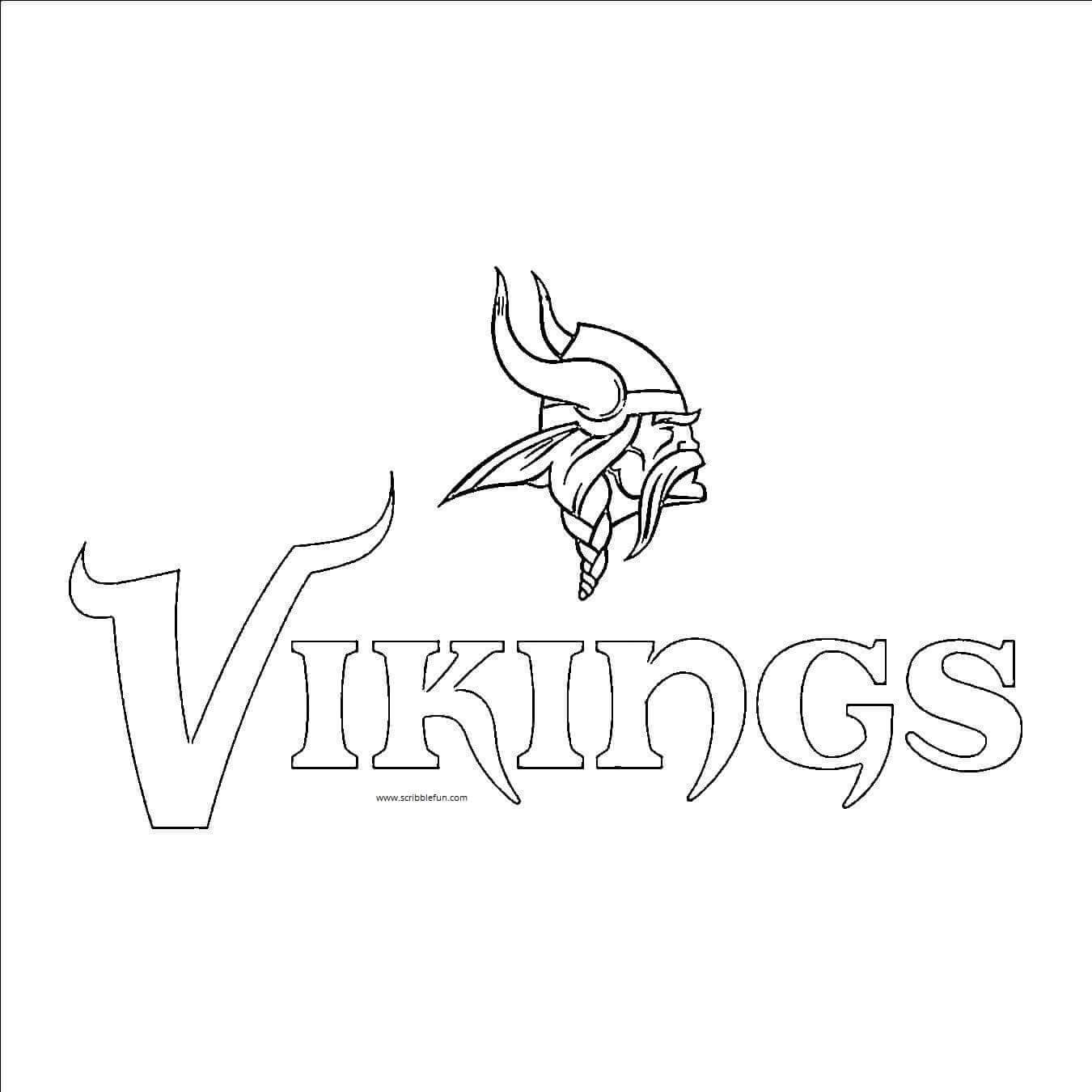 Minnesota Vikings Coloring Page