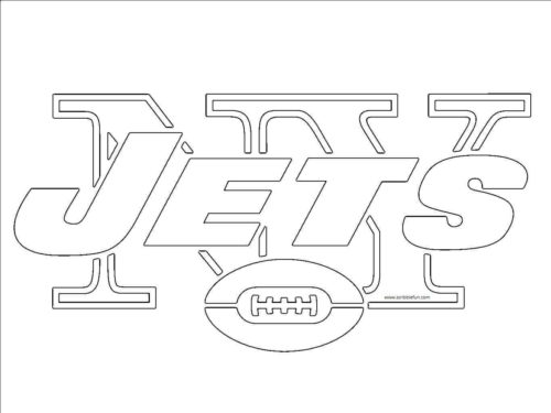 New York Jets NFL Coloring Sheet