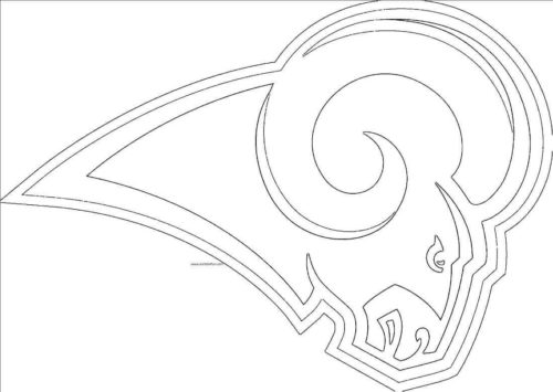St Louis Rams Coloring Picture