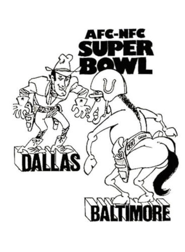 Super Bowl Coloring Pictures To Print