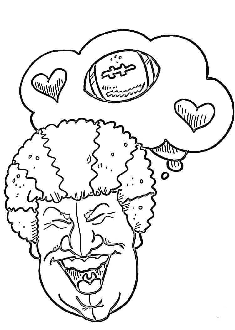 Super Bowl Sunday Coloring Pages