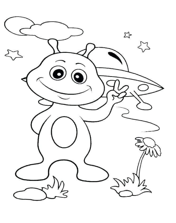 20 Free Space Coloring Pages Printable