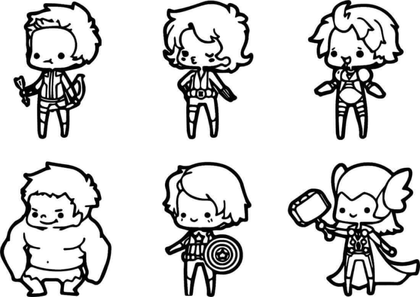 30 Free Avengers Coloring Pages Printable