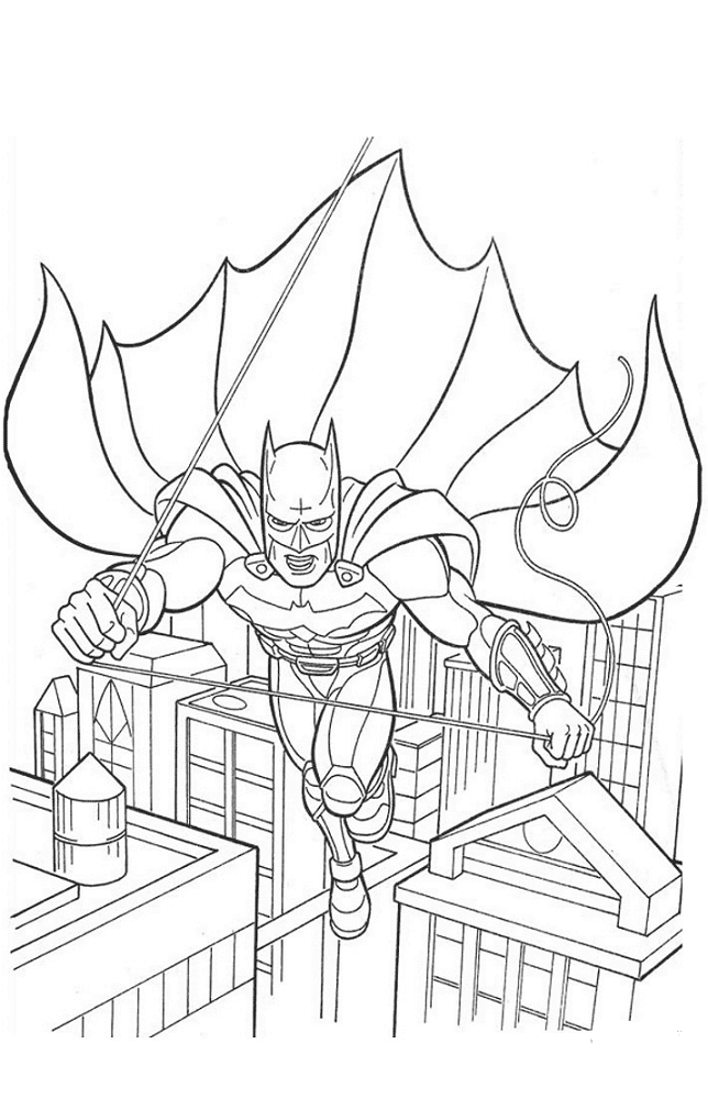 30 Free Batman Coloring Pages Printable