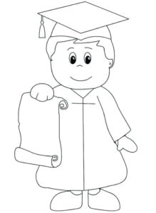 20 free kindergarten graduation coloring pages printable