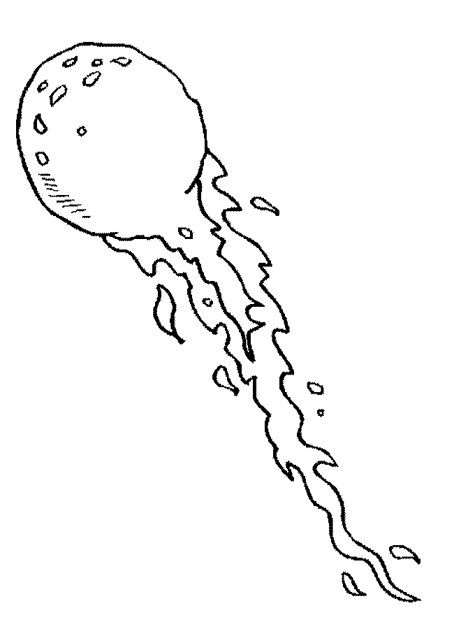 Comet Coloring Page