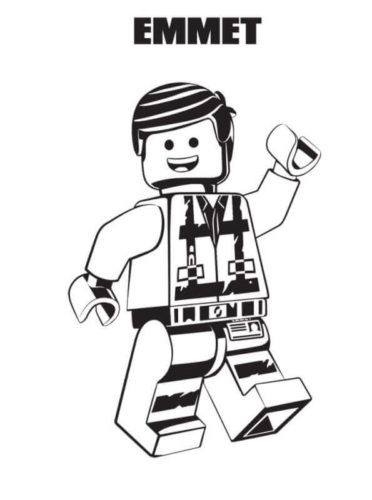Free Printable The Lego Movie 2 Coloring Page Emmet