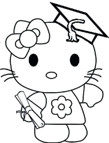 20 Free Kindergarten Graduation Coloring Pages Printable