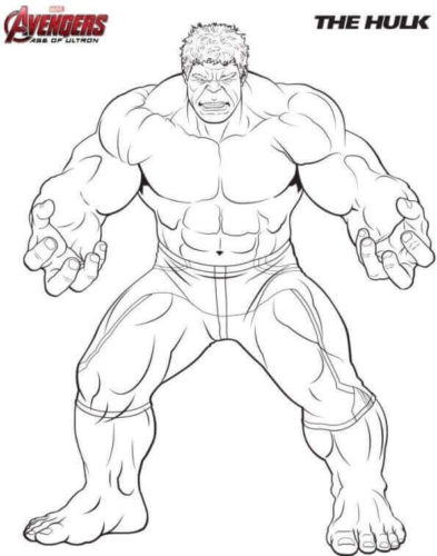 Hulk Coloring Page