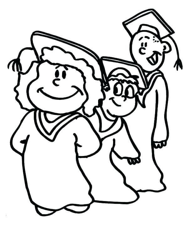 Kindergarten Graduation Day Coloring Pages Printable