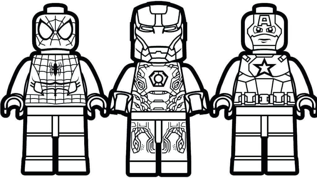 Lego Avengers Coloring Pictures To Print