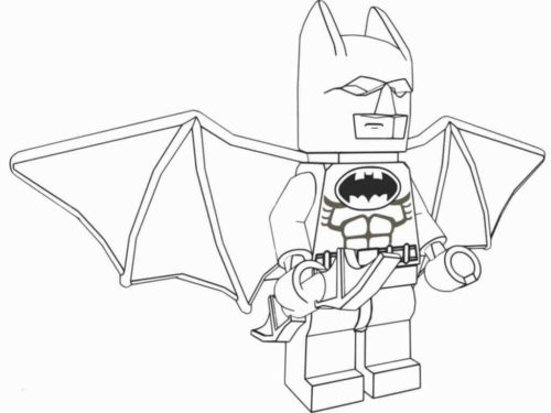 Lego Batman Film Coloring Page