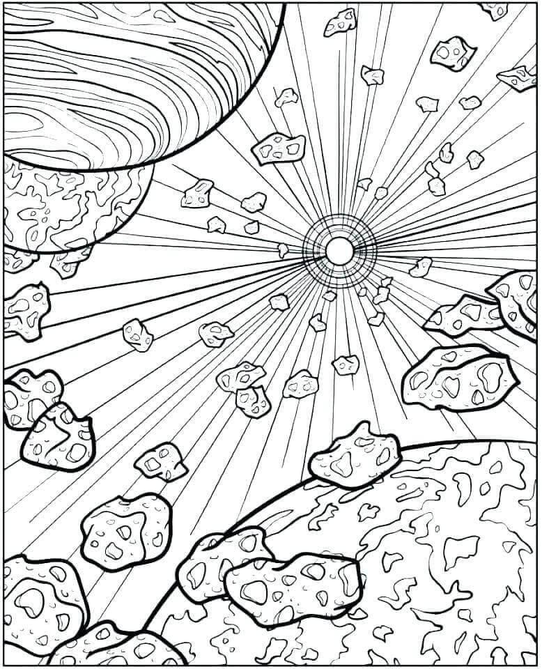 20 Free Space Coloring Pages Printable