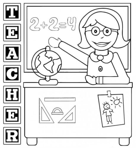 25 Free Teacher Appreciation Week Coloring Pages Printable