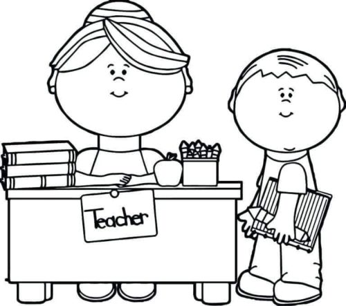 25 Free Teacher Appreciation Week Coloring Pages Printable