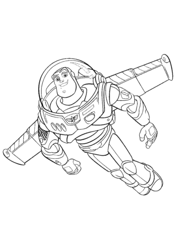 Buz Lightyear Coloring Page