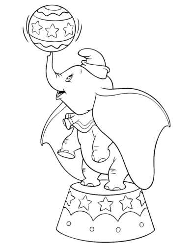 25 free dumbo coloring pages printable