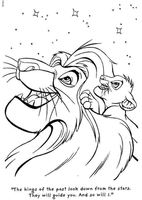 Lion King Coloring Pictures To Print