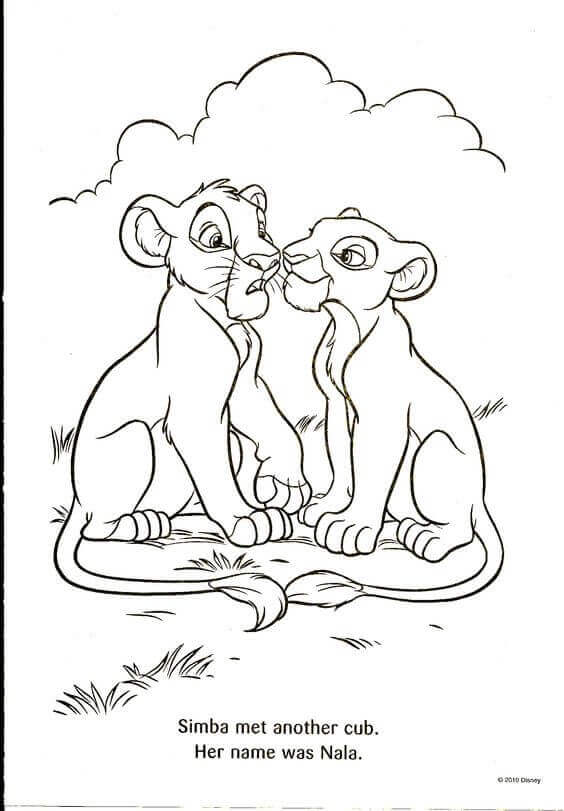 Free Printable The Lion King Coloring Pages