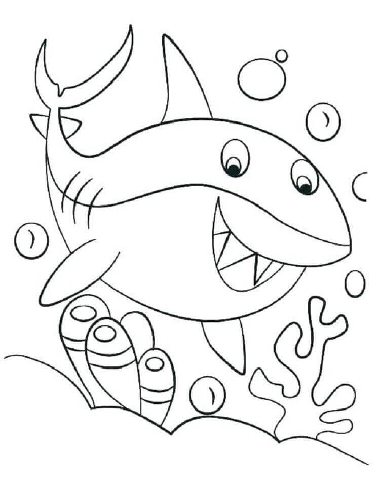 33 Free Shark Coloring Pages Printable