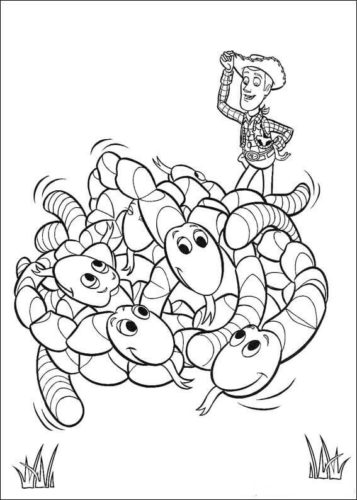 Sheriff Woody Coloring Page