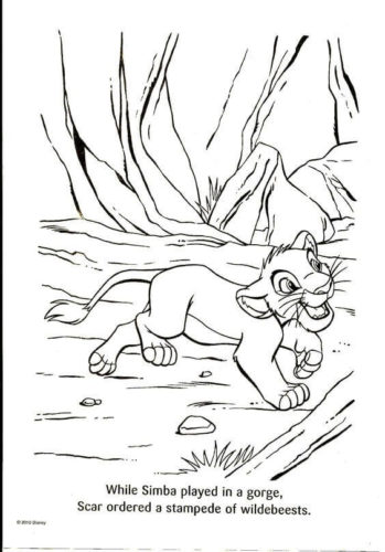 Free Printable The Lion King Coloring Pages