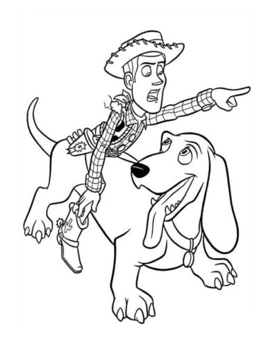 Toy Story Film Coloring Page