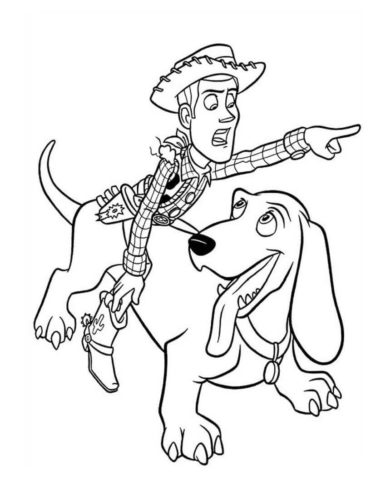 Toy Story Film Coloring Page