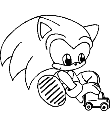 Amy Rose From Sonic The Hedgehog Series Coloring Page - ScribbleFun