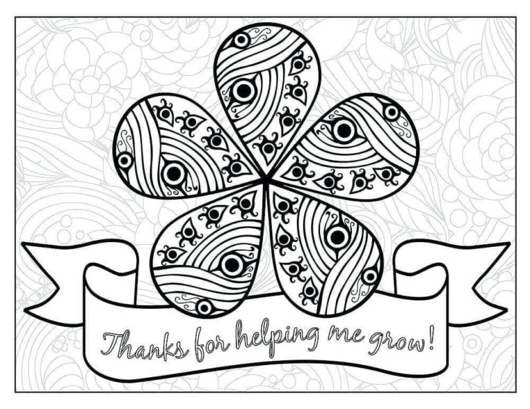 20 Free Teachers' Day Coloring Pages Printable
