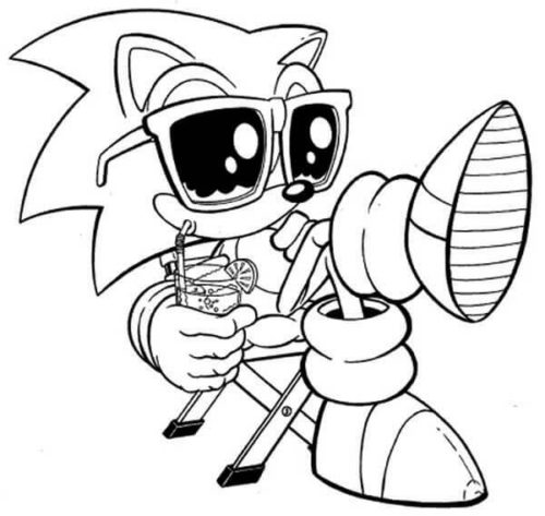 Free Printable Sonic the Hedgehog Coloring Pages