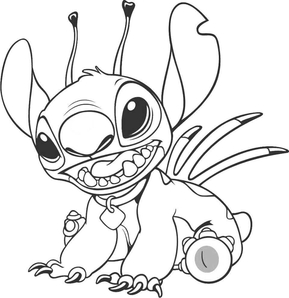 20 Free Stitch Coloring Pages Printable