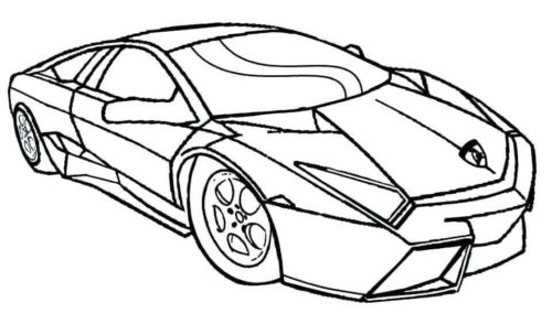 Lamborghini Coloring pages printable