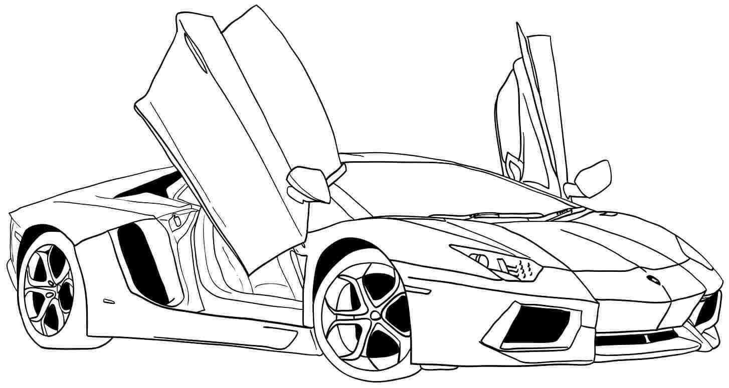 20 Free Lamborghini Coloring Pages Printable