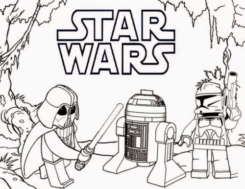 Lego Star Wars coloring pages