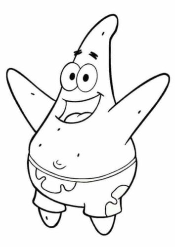 Patrick Star coloring pages