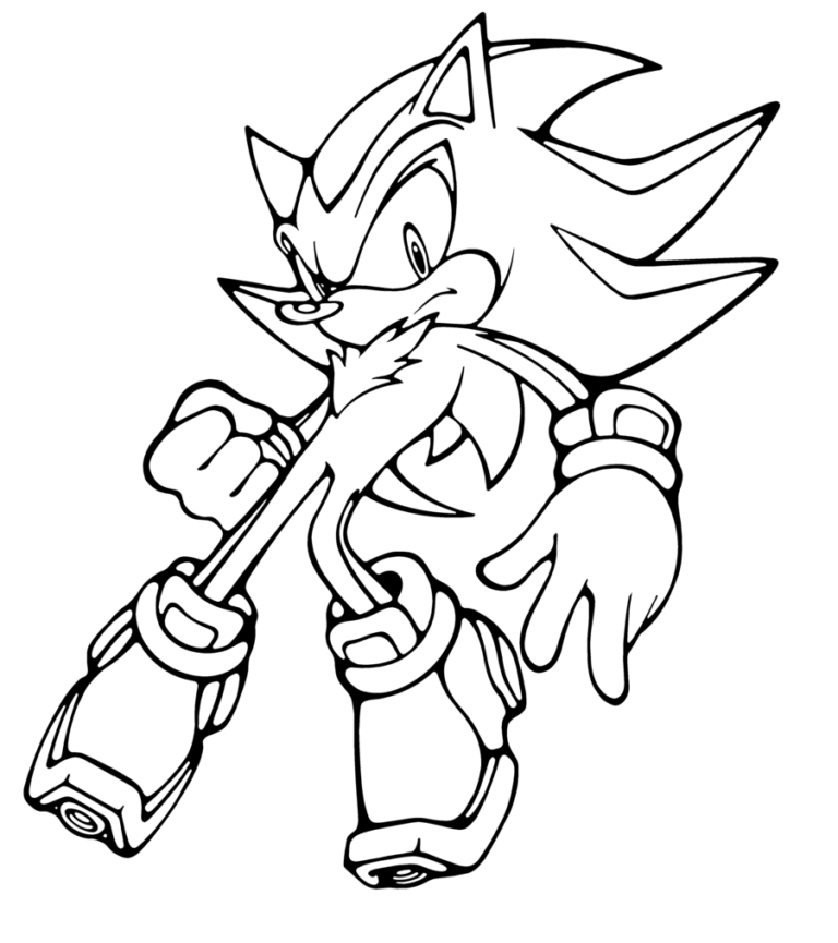 30 Free Sonic The Hedgehog Coloring Pages Printable
