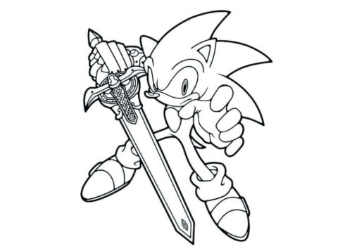 Sonic Coloring Pages To Print