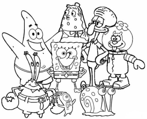 30 Free Spongebob Squarepants Coloring Pages Printable